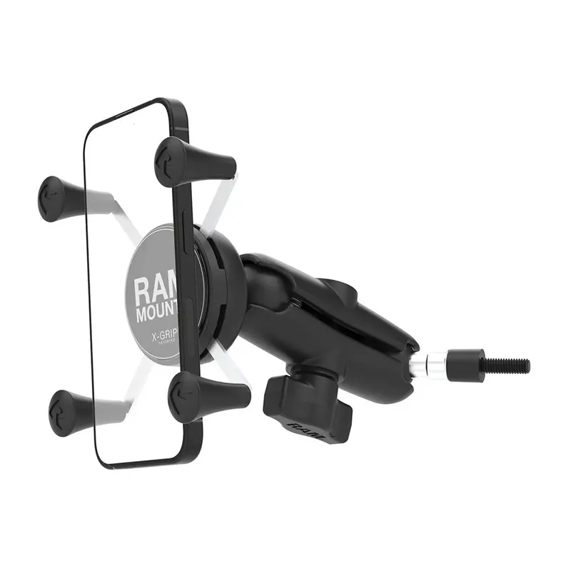 Ram Mount Ram X-Grip Phone Mount W/Grab Handle M6 Bolt Base [Ram-B-186-M6-Un7u] 1