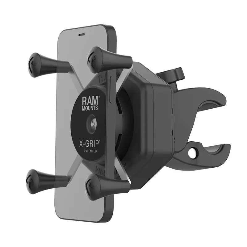 Ram Mount Ram X-Grip Phone Mount W/Vibe-Safe  Small Tough-Claw [Ram-Hol-Un7-462-400] 1