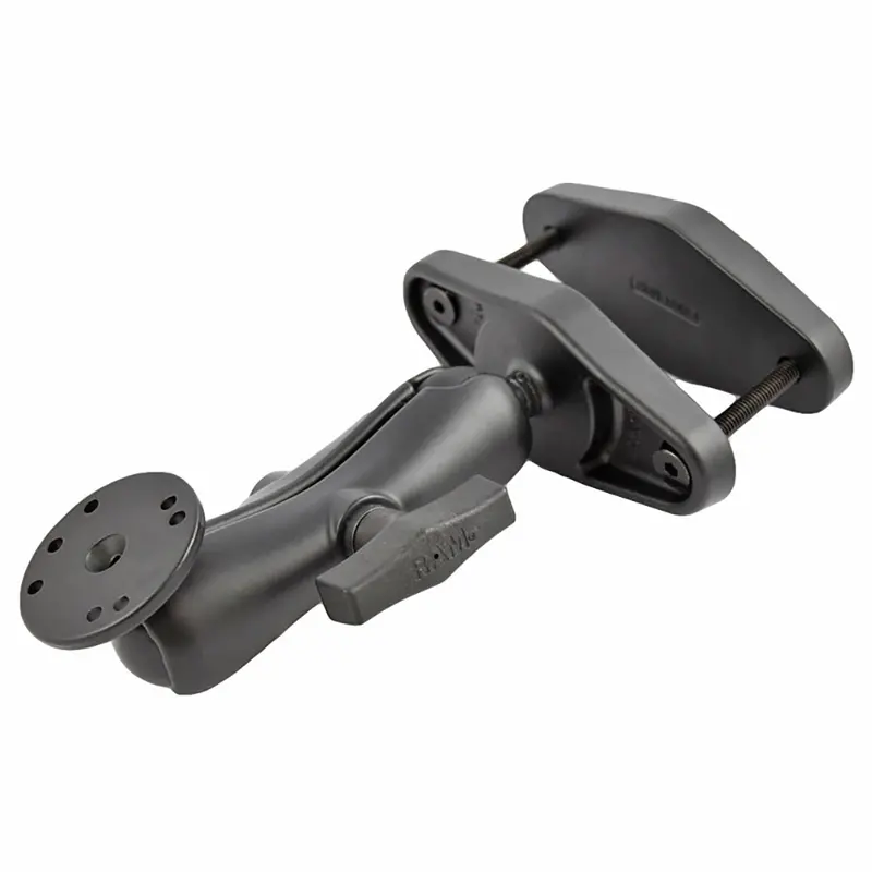 Ram Mount Square Post Clamp F/Posts Up To 4" Wide W/Arm [Ram-101U-247-4] 1