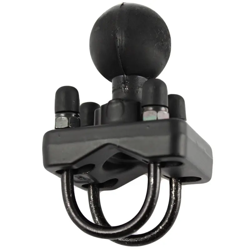 Ram Mount Stainless Steel Double U-Bolt Base W/1.5" Ball F/Rails 1"-1.25" In Diameter [Ram-235U] 1