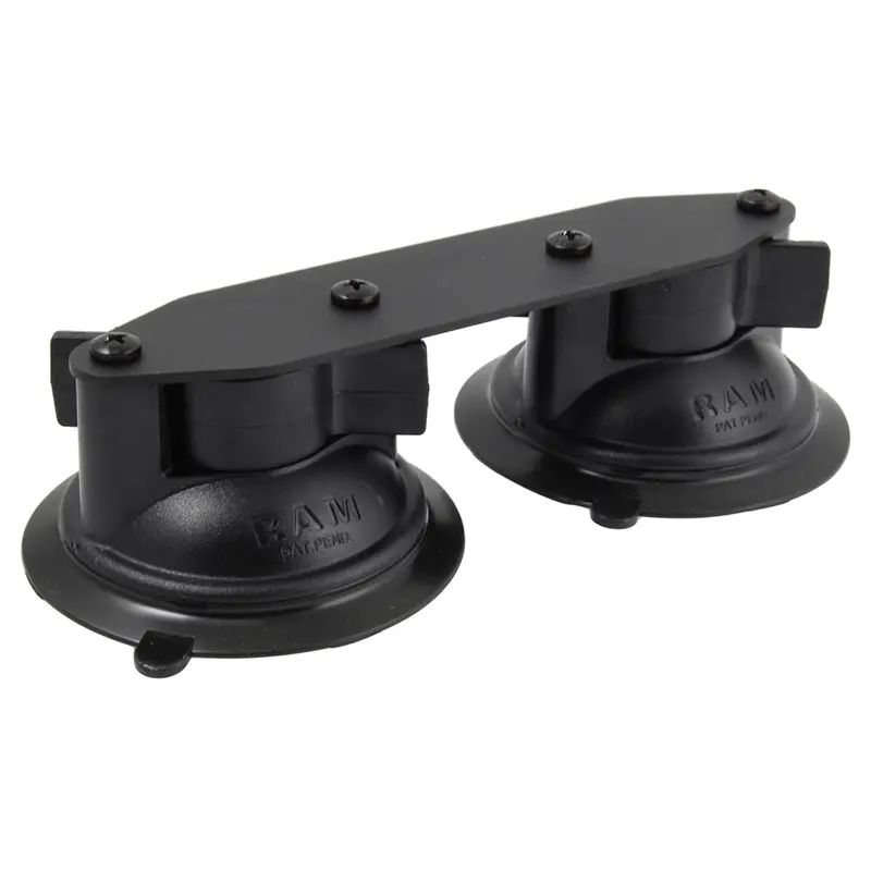 Ram Mount Straight Double Suction Cup Base [Ram-B-189B-Fro1u] 1