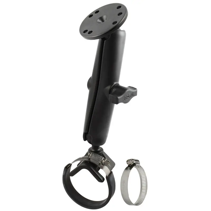 Ram Mount Strap Mount W/Long Arm & Round Base [Ram-B-108-C] 1