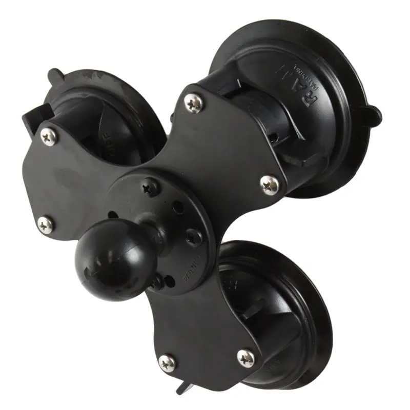 Ram Mount Triple Suction Cup Base W/1.5" Ball [Ram-224-3U] 1