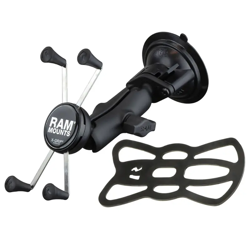 Ram Mount Twist-Lock Suction Cup Mount W/Universal X-Grip Large Phone/Phablet Cradle [Ram-B-166-Un10u] 1