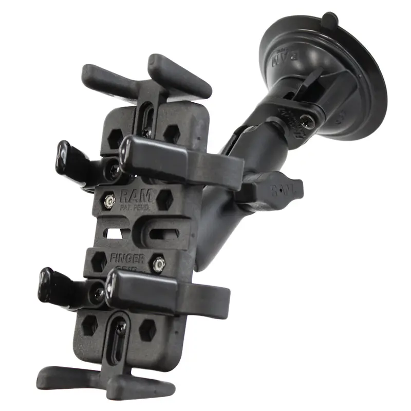 Ram Mount Universal Finger Grip Holder Suction Cup Mount [Ram-B-166-Un4u] 1