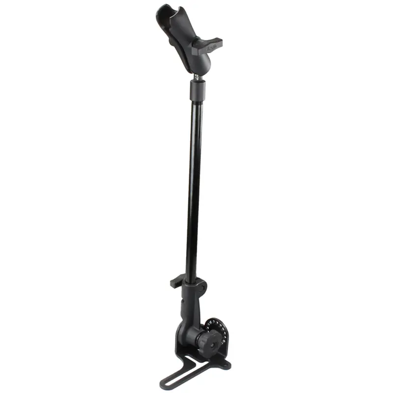 Ram Mount Universal No-Drill Ram Pod Hdvehicle Mount With 18" Long Length Pole And Double Socket Arm [Ram-316-Hd-18-Nbu] 1