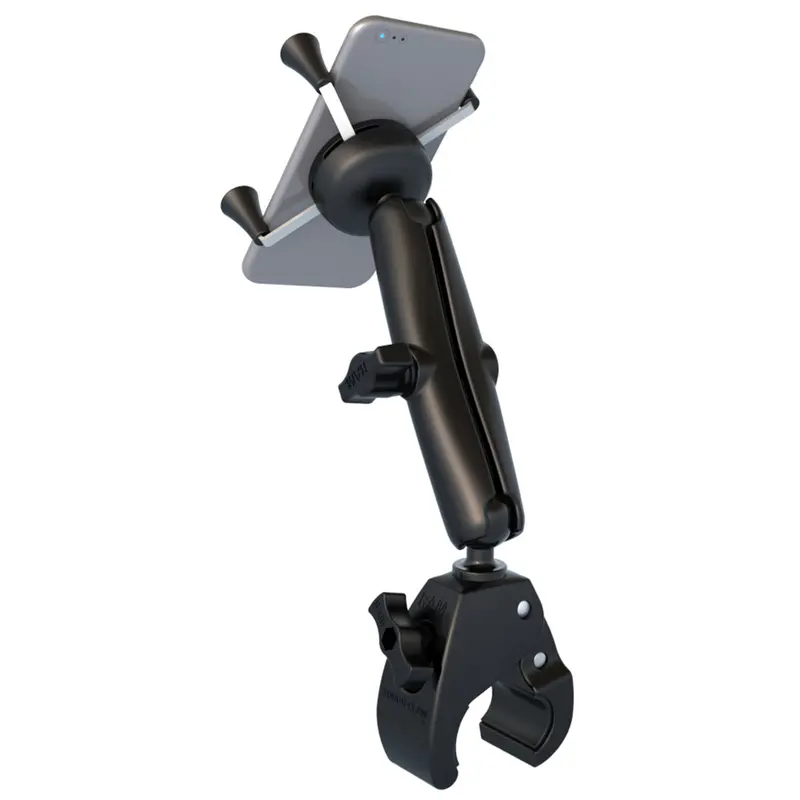 Ram Mount Universal Tough-Claw Base W/Long Double Socket Arm & Universal X-Grip Cell/Iphone Cradle [Ram-B-400-C-Un7u] 1