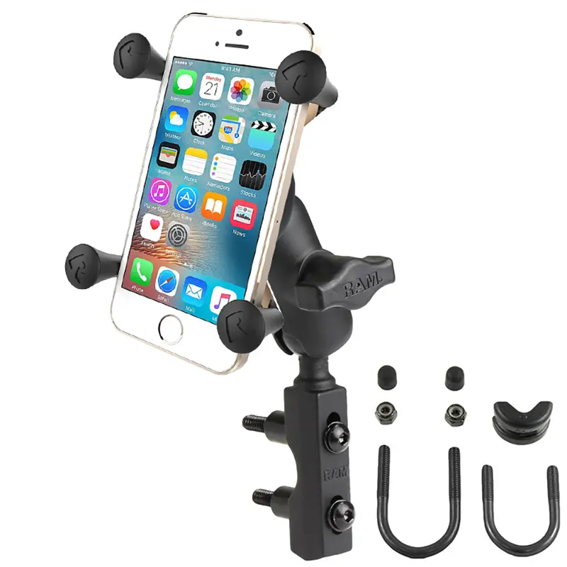 Ram Mount X-Grip Phone Mount W/Motorcycle Brake/Clutch Reservoir Base [Ram-B-174-A-Un7u] 1