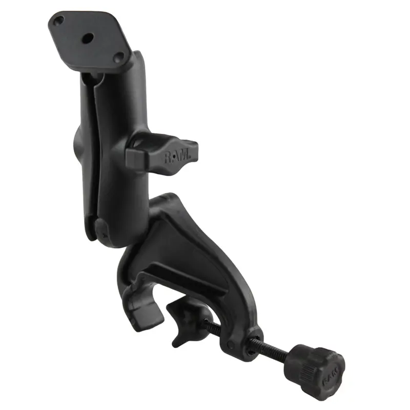 Ram Mount Yoke Clamp Mount Double Socket Arm W/Diamond Base Adapter [Ram-B-121-238U] 1