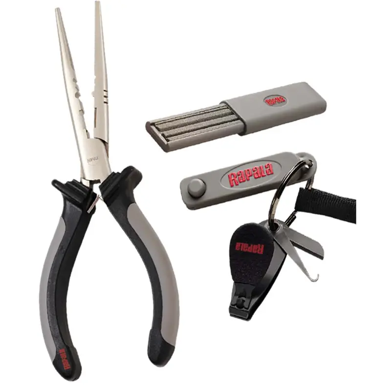 Rapala Combo Pack - Pliers, Clipper, Punch  Sharpener [Rtc-6Pchs] 1