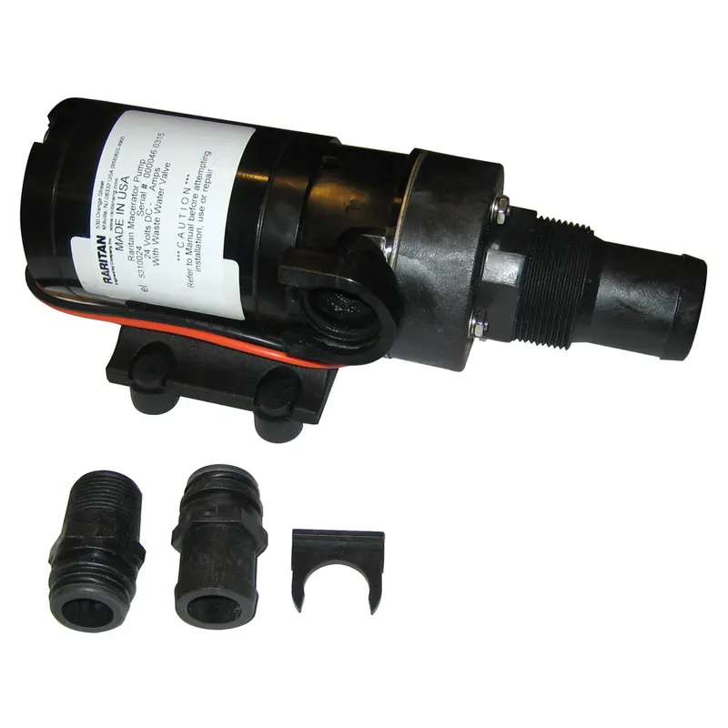 Raritan Macerator Pump - 24V W/Barb Adapter [5310024] 1