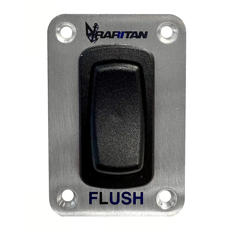 Raritan Momentary Flush Switch W/Stainless Steel Faceplate [Prs] 1