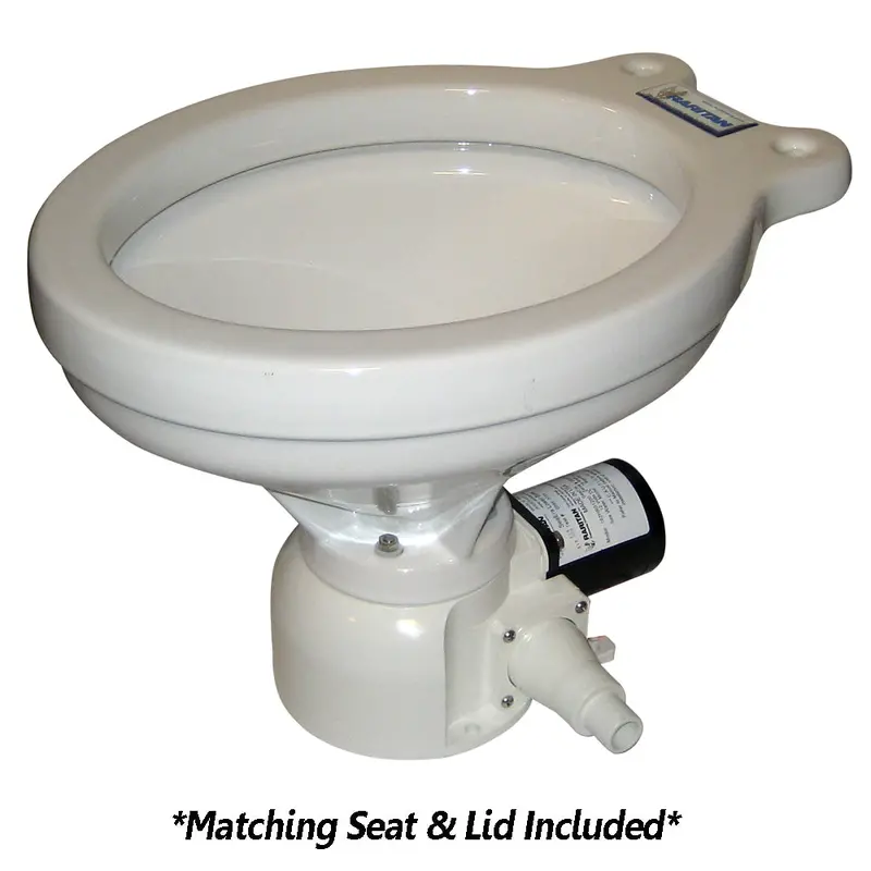 Raritan Sea Era Toilet - Household Style - Remote Intake Pump - Straight  90 Discharge - Smart Toilet Control - 12V [162Hr012] 1