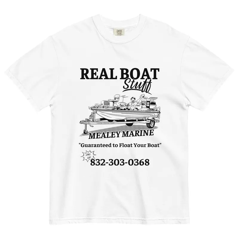 Real Boat Stuff Guaranteed To Float - White 1