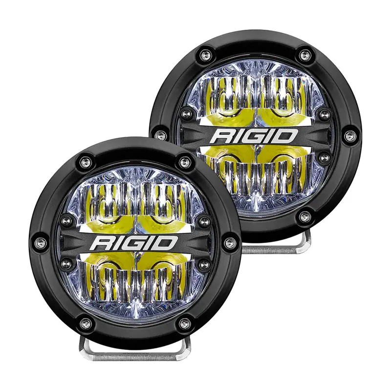 Rigid Industries 360-Series 4" Led Off-Road Fog Light Drive Beam W/White Backlight - Black Housing [36117] 1