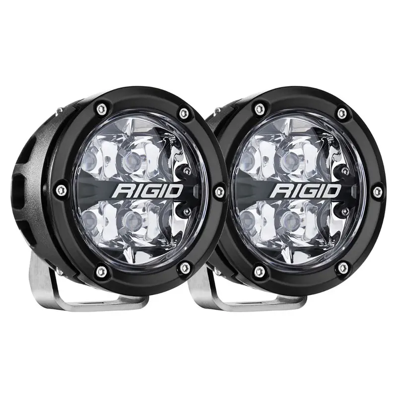 Rigid Industries 360-Series Rgbw 4" Offroad Spot Beam W/Rgbw Backlight Pods - Set Of 2 [36402] 1