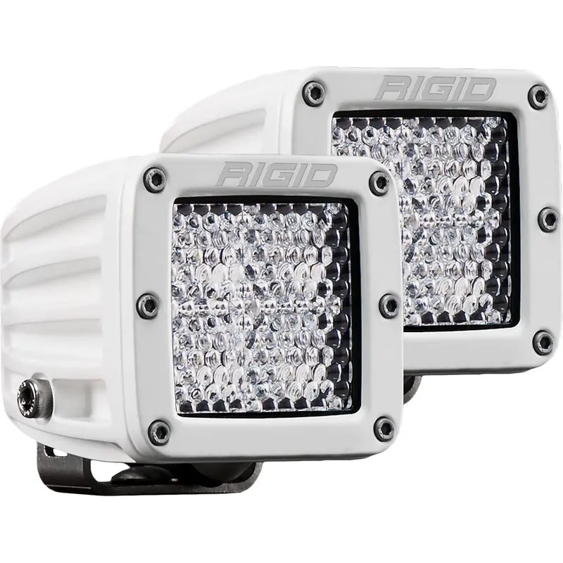 Rigid Industries D-Series Pro Hybrid-Diffused Led - Pair - White [602513] 1
