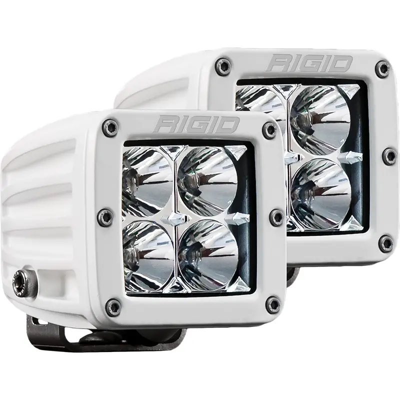 Rigid Industries D-Series Pro Hybrid-Flood Led - Pair - White [602113] 1