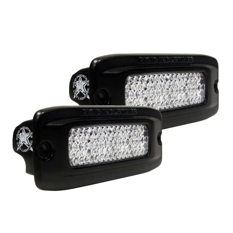 Rigid Industries Sr-Q Pro Back Light Kit - Flush Mount Diffused - Pair - Black [980033] 1