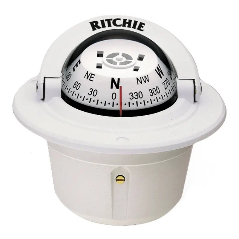 Ritchie F-50W Explorer Compass - Flush Mount - White [F-50W] 1