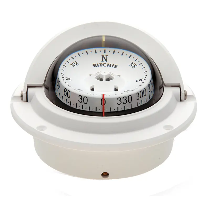 Ritchie F-83W Voyager Compass - Flush Mount - White [F-83W] 1