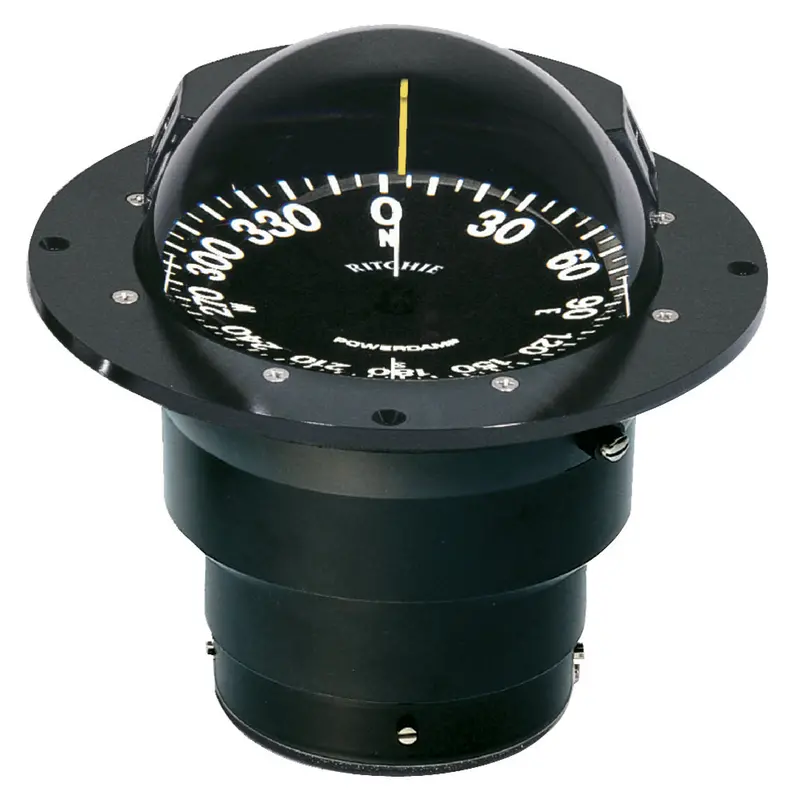 Ritchie Fb-500 Globemaster Compass - Flush Mount - Black - 12V - 5 Degree Card [Fb-500] 1