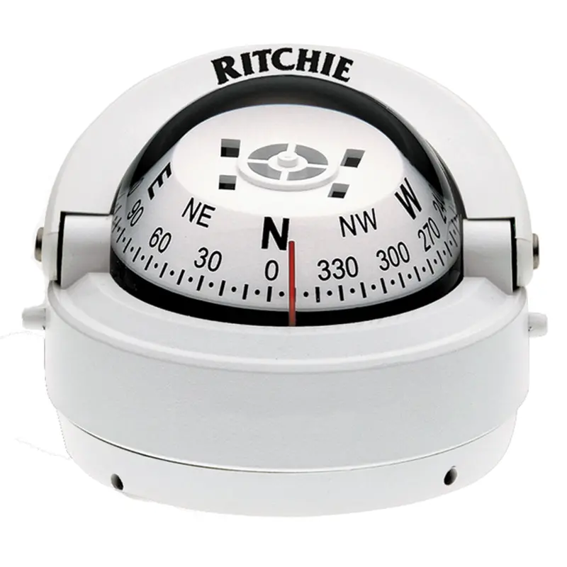 Ritchie S-53W Explorer Compass - Surface Mount - White [S-53W] 1