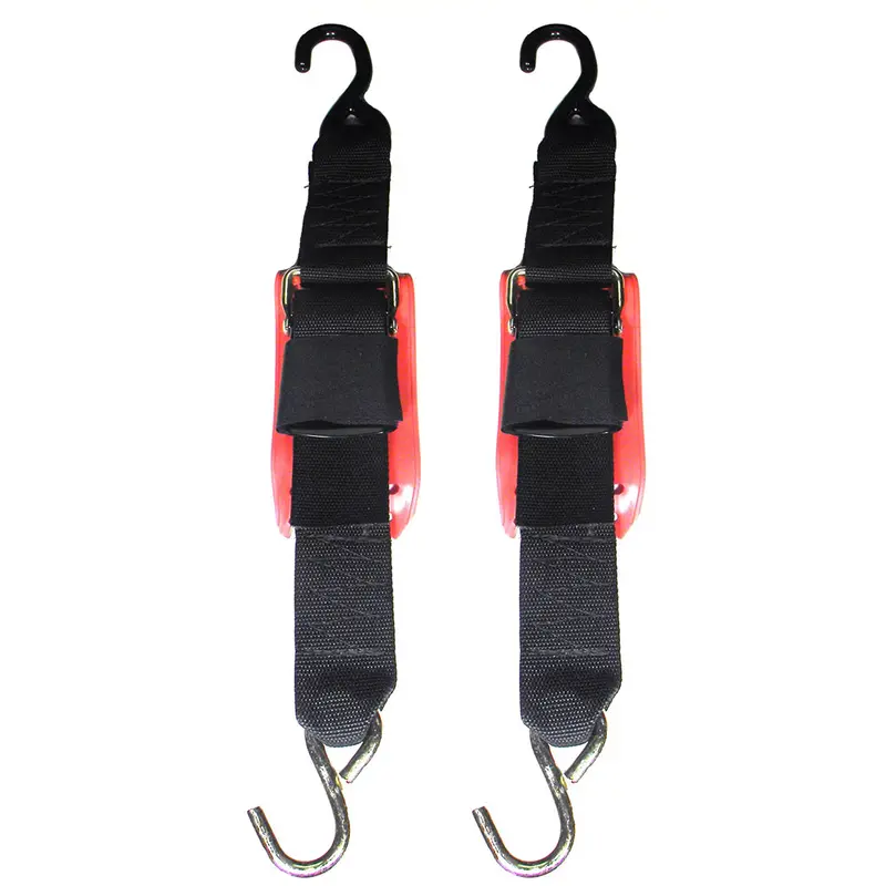 Rod Saver Quick Release Trailer Tie-Down W/Vinyl Pad - 2" X 2 - Pair [Qrtd2vp] 1