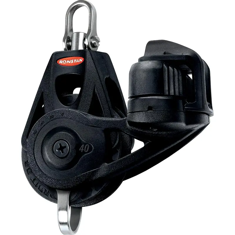 Ronstan Series 40 Ball Bearing Orbit Block - Single - Becket - Cleat - Swivel Head [Rf45130] 1