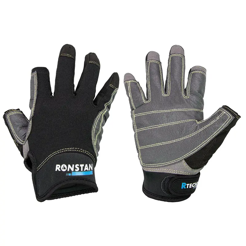 Ronstan Sticky Race Gloves - 3-Finger - Black - M [Cl740m] 1