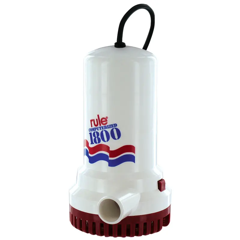 Rule 1800 Sump/Utility Pump W/8' Cord - 110V Automatic [A53s] 1