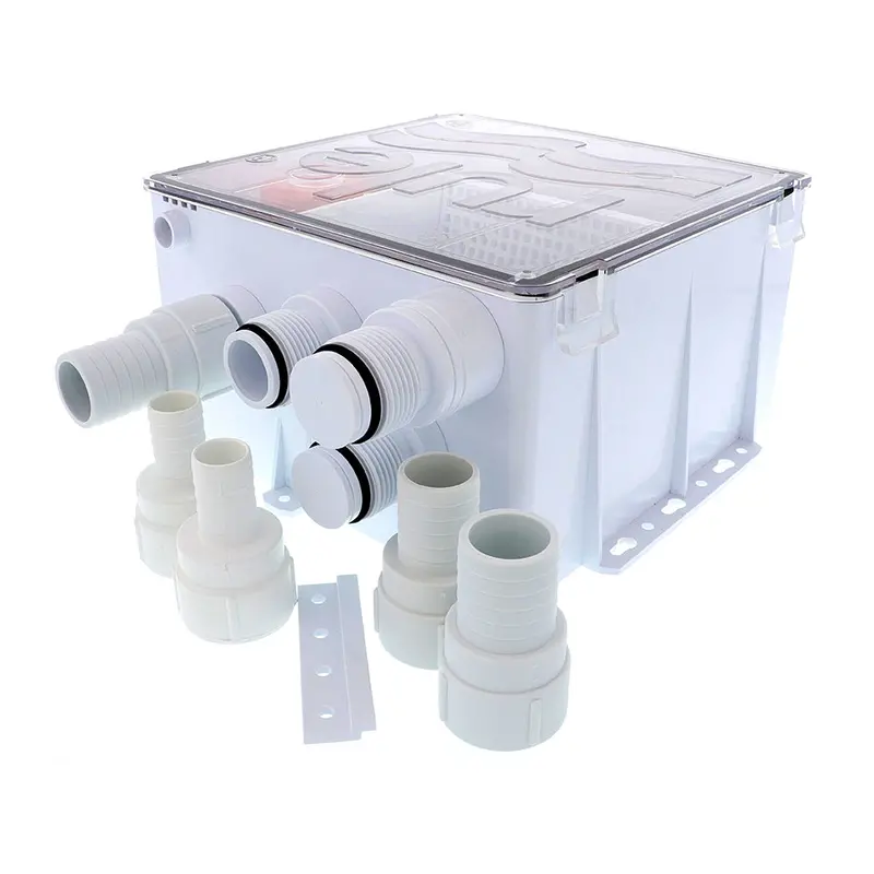 Rule Shower Drain Box W/1100 Gph Pump - 24V [99B-24] 1
