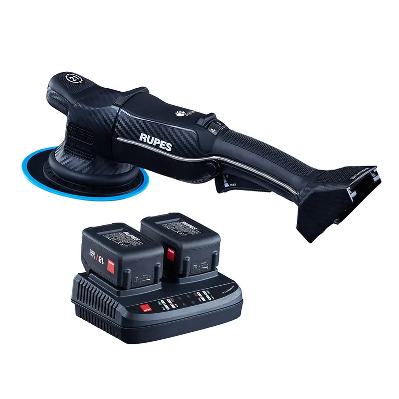 Rupes Random Orbital Polisher Bigfoot Hlr21 Ibrid Tool Plus Charger  2-Batteries [Hlr21/Cb2/Std] 1