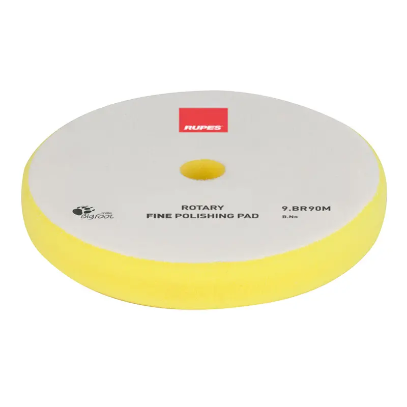 Rupes Rotary Fine Polishing Foam Pad 75/90Mm - Yellow [9.Br90m] 1