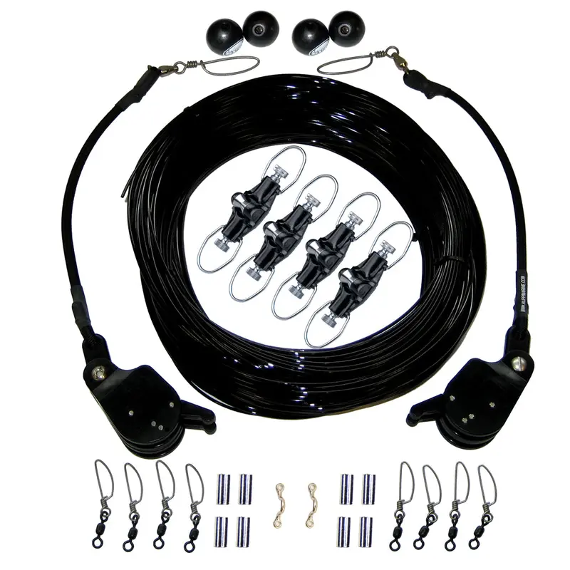 Rupp Double Rigging Kit W/Lok-Ups & Nok-Outs - 260' Black Mono [Ca-0175-Mo] 1