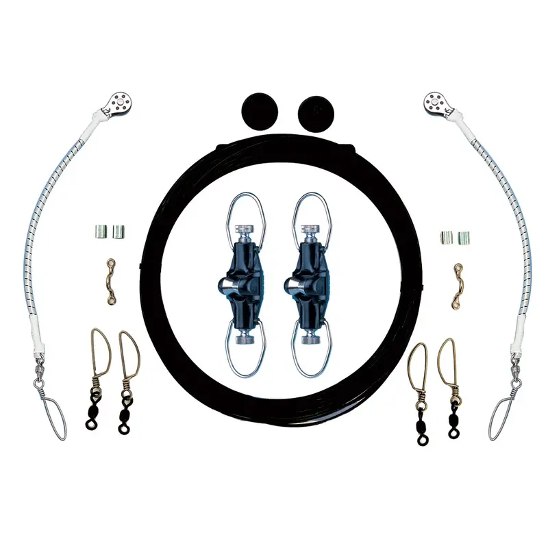 Rupp Single Rigging Kit W/Nok-Outs - Black Mono 160' Lines [Ca-0025-Mo] 1