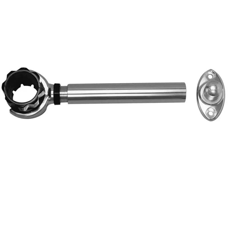 Rupp Threaded Antenna Support W/6" Flat Mount & 1.5" Collar [Pak-0004] 1