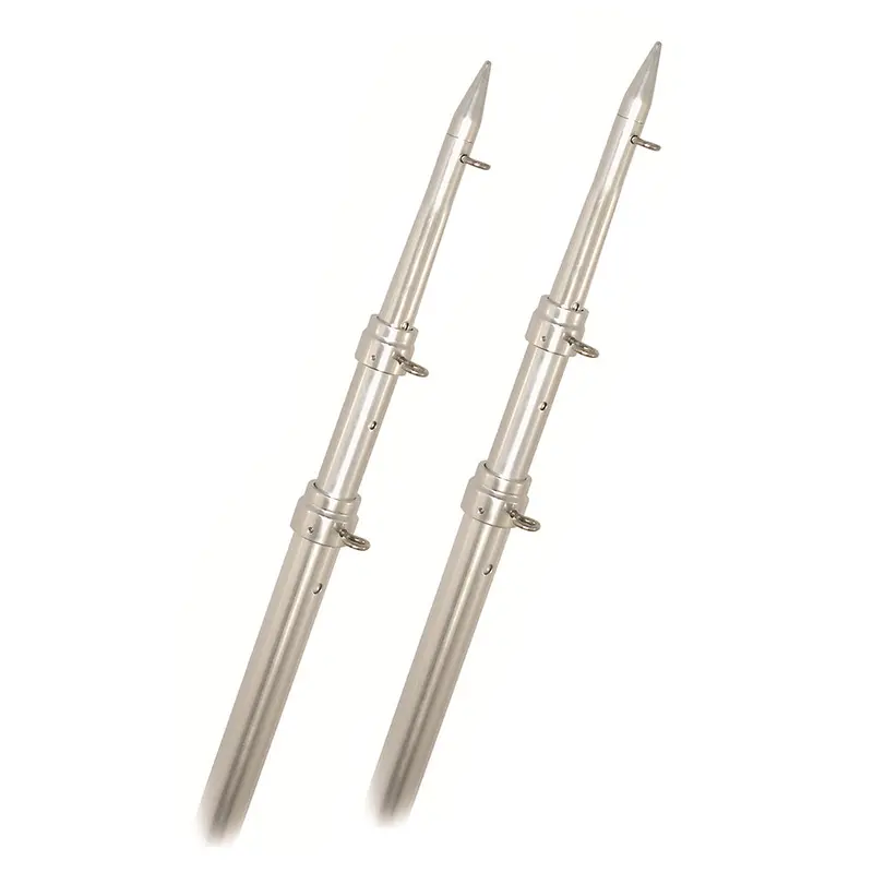 Rupp Top Gun Telescoping Outrigger Poles - Aluminum/Silver - 15' [A0-1500-Tel] 1