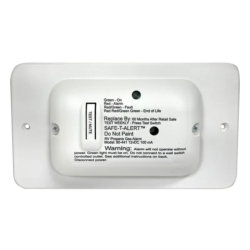 Safe-T-Alert 80 Series White Propane Gas Alarm - 12V [80-441-Wt-Tr] 1