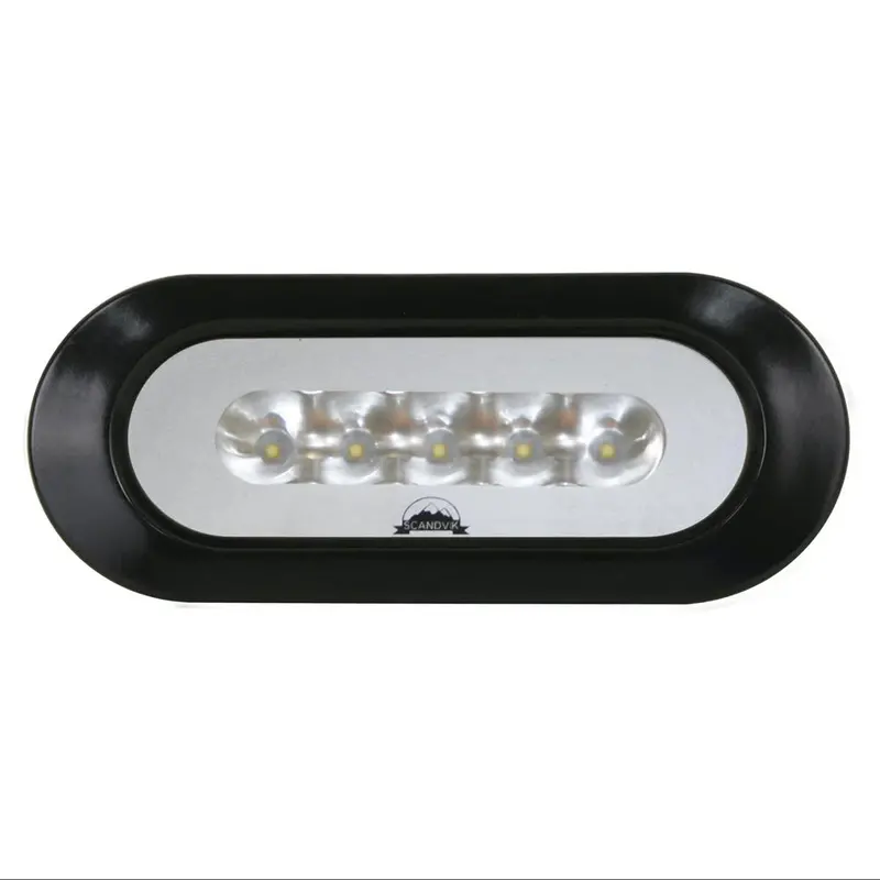 Scandvik Flush Mount Spreader Light - Black [41356P] 1