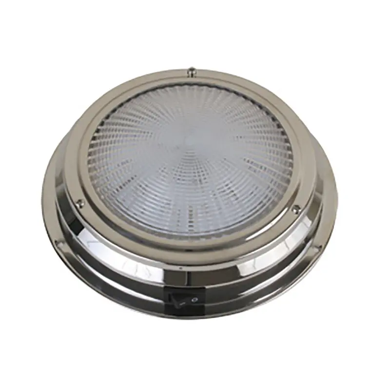 Scandvik Led Dome Light - Traditional - Stainless Steel - 5.5" - 12V [41324P] 1