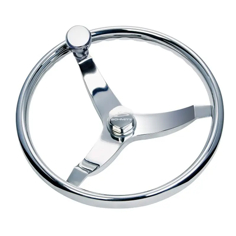 Schmitt Marine Vision Elite Stainless Steel 15.5" Steering Wheel [7161521Fgk-R] 1
