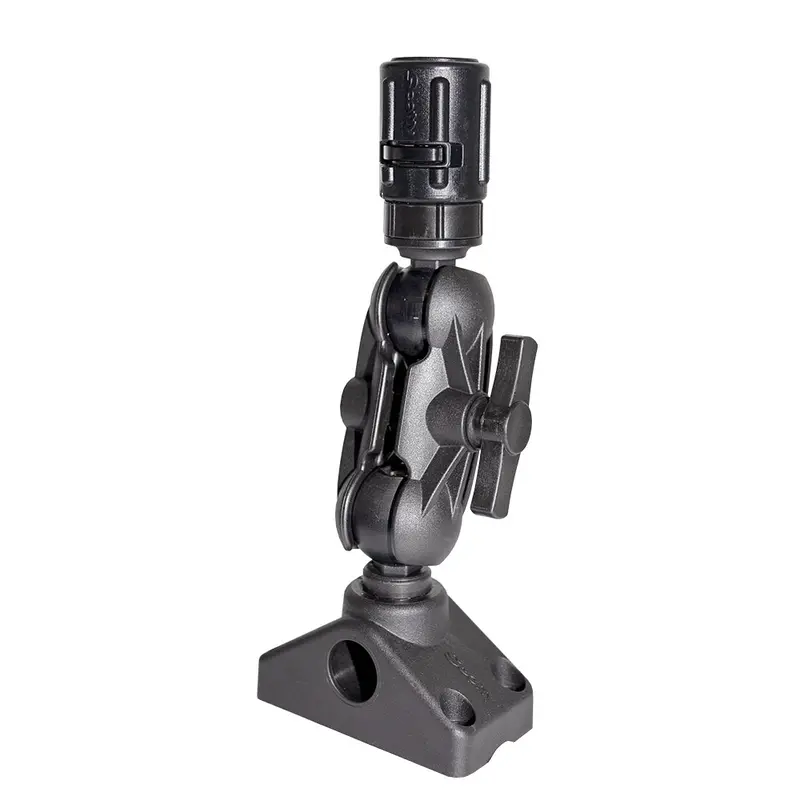 Scotty 162 1.5" Ball Mount W/Gear Head Post  241 Side Deck Mount [0162] 1