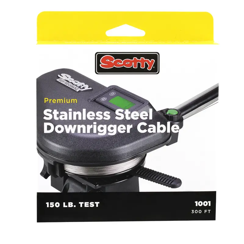 Scotty 300Ft Premium Stainless Steel Replacement Cable [1001K] 1