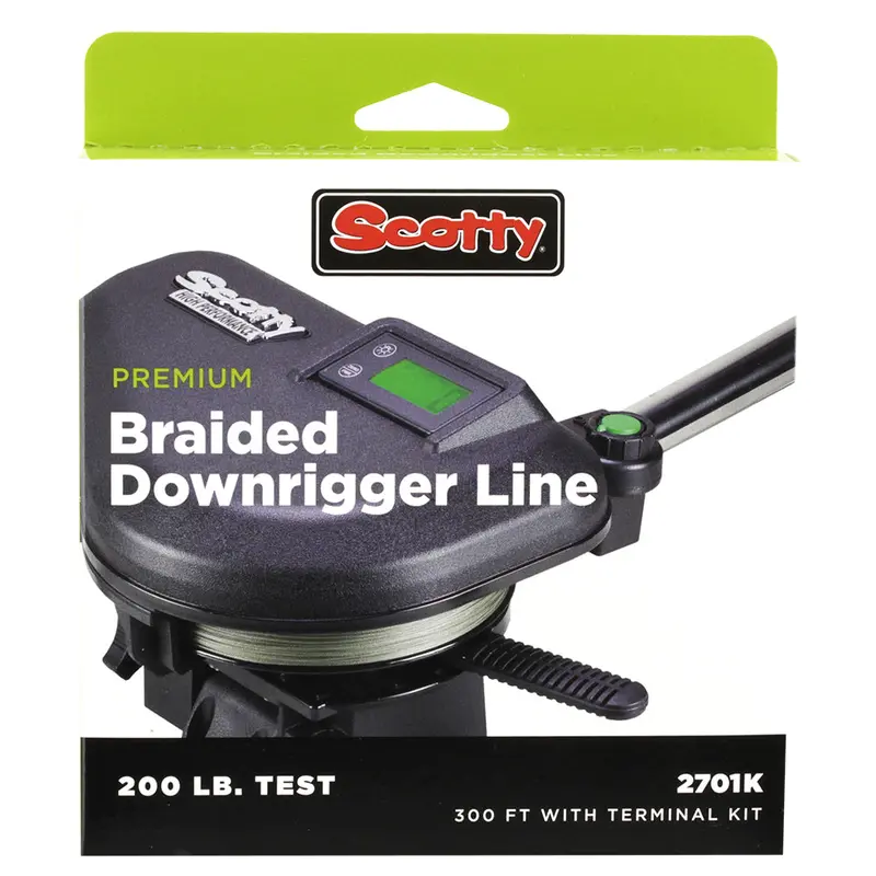 Scotty Premium Power Braid Downrigger Line - 200Ft Of 200Lb Test [2700K] 1