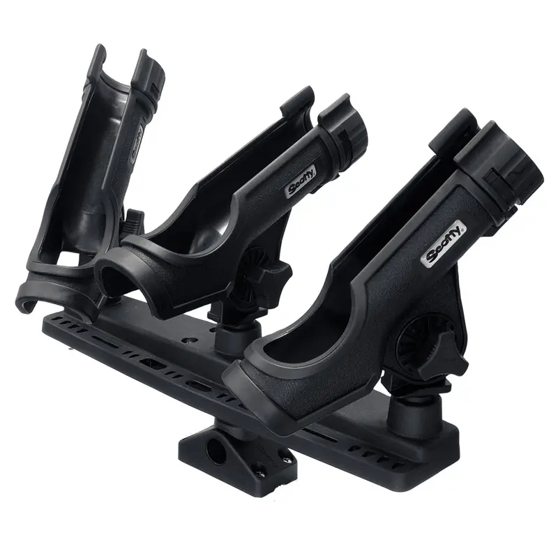 Scotty Triple Rod Holder W/3 230 Power Lock Rod Holders [256] 1