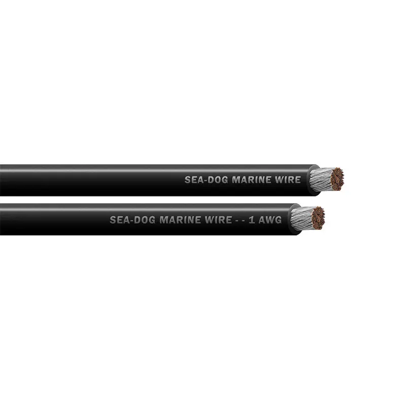 Sea-Dog 1 Awg Black Battery Cable - 300' [8001015] 1