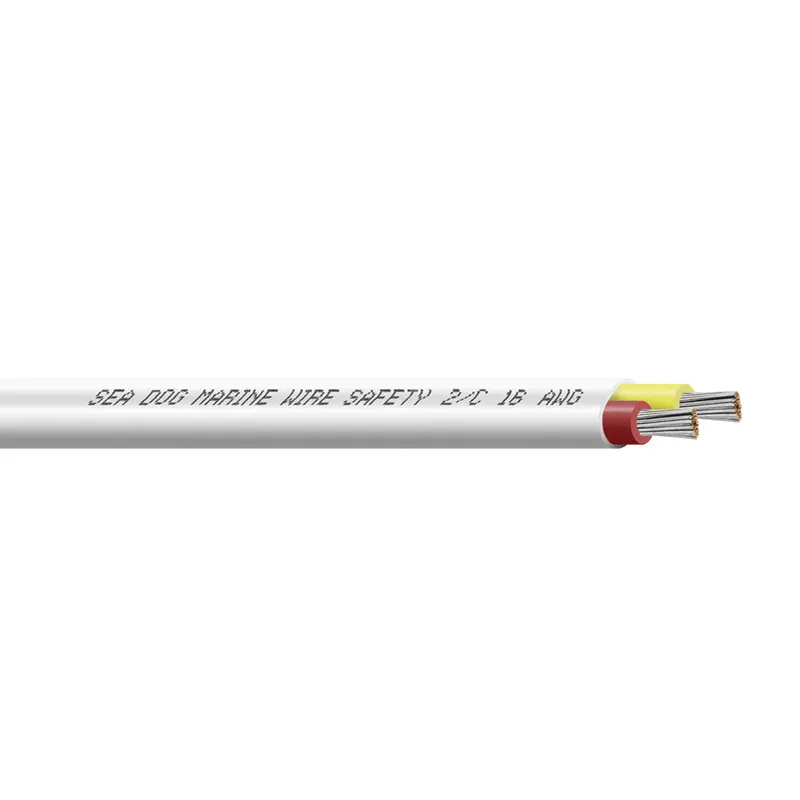 Sea-Dog 16/2 Flat Duplex Safety Wire - Red/Yellow - 100' [8016222] 1