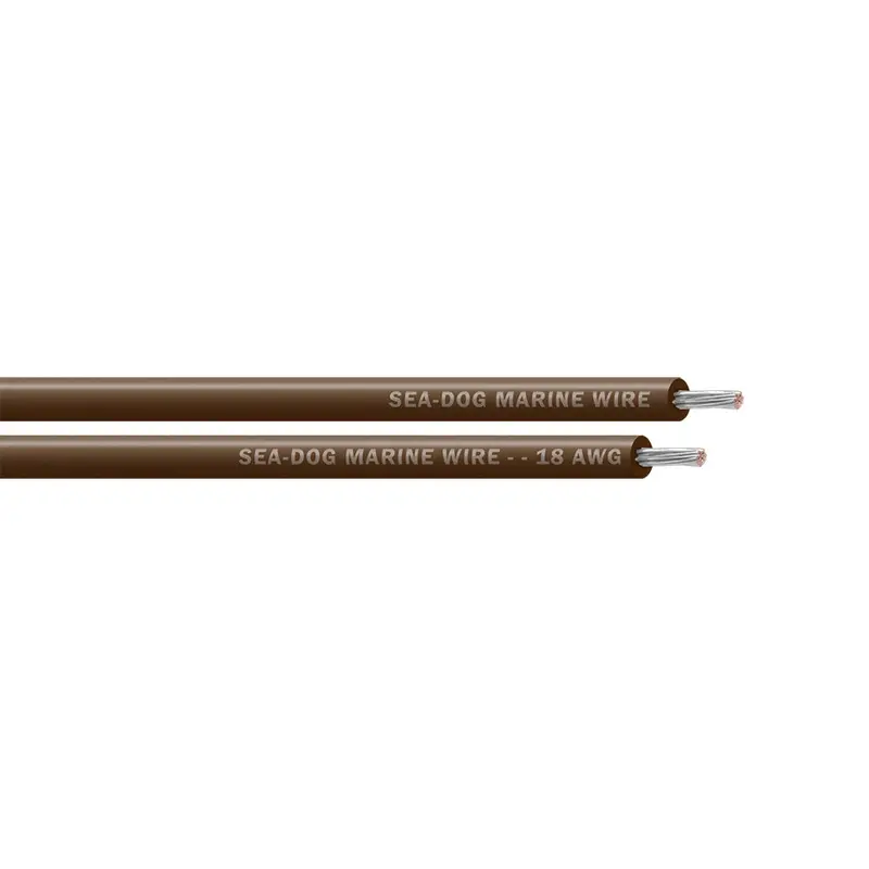 Sea-Dog 18 Awg Brown Primary Wire - 1000' [8018079] 1