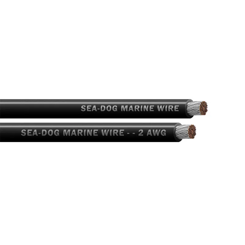 Sea-Dog 2 Awg Black Battery Cable - 25' [8002010] 1